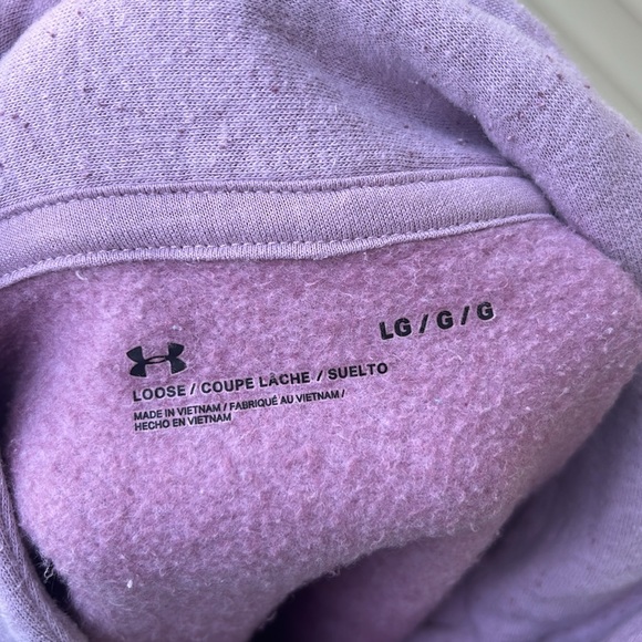 Like new light purple Under Armour sweatshirt - Picture 8 of 13